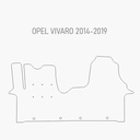 Automat Opel Vivaro 2014 - 2019 Heavy duty voormat