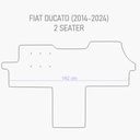 Automat Fiat Ducato 2019-2022 Heavy duty voormat