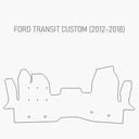 Automat Ford Transit Custom 2012 - 2018 Heavy duty voormat
