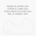 Automat Citroën Jumpy 2016-2024 Heavy duty voormat