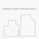 Automat Mercedes Citan 2021+ Heavy duty voormat