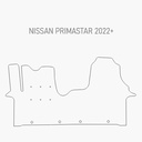 Automat Nissan Primastar 2022+ Heavy duty voormat