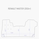 Automat Renault Master 2024+ Heavy duty voormat