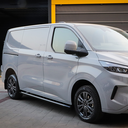 Sidebars Zwart RVS Ford Transit Custom 2023+