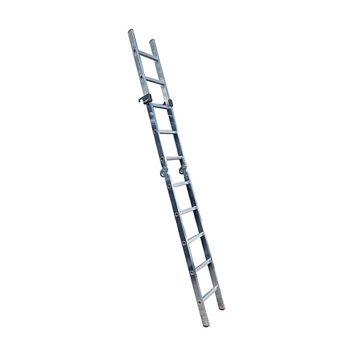 Foldable multi climb ladder aluminium 2-delig