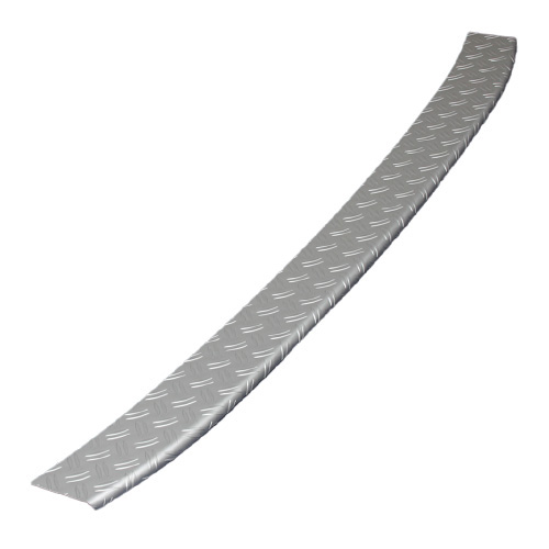 [23BA] Bumperplaat Aluminium Zilver